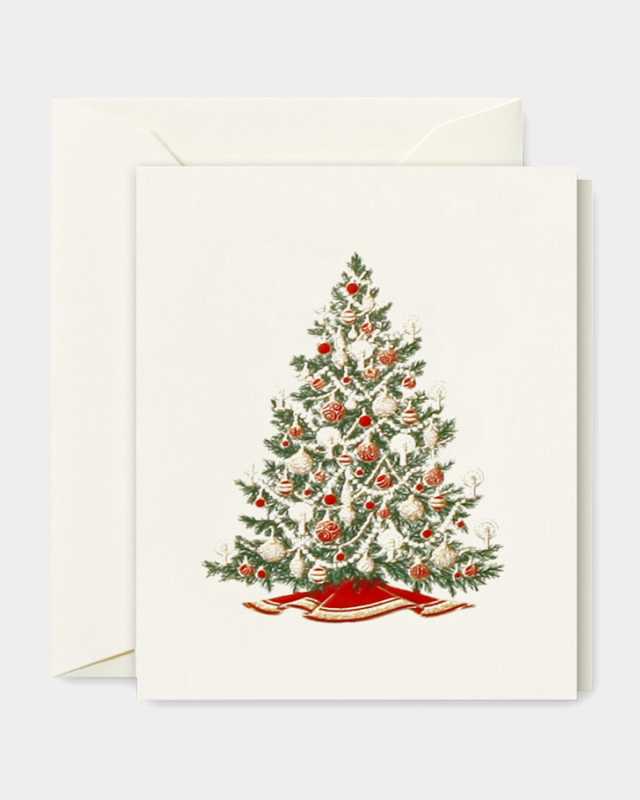 Christmas Tree Cards, Set of 8